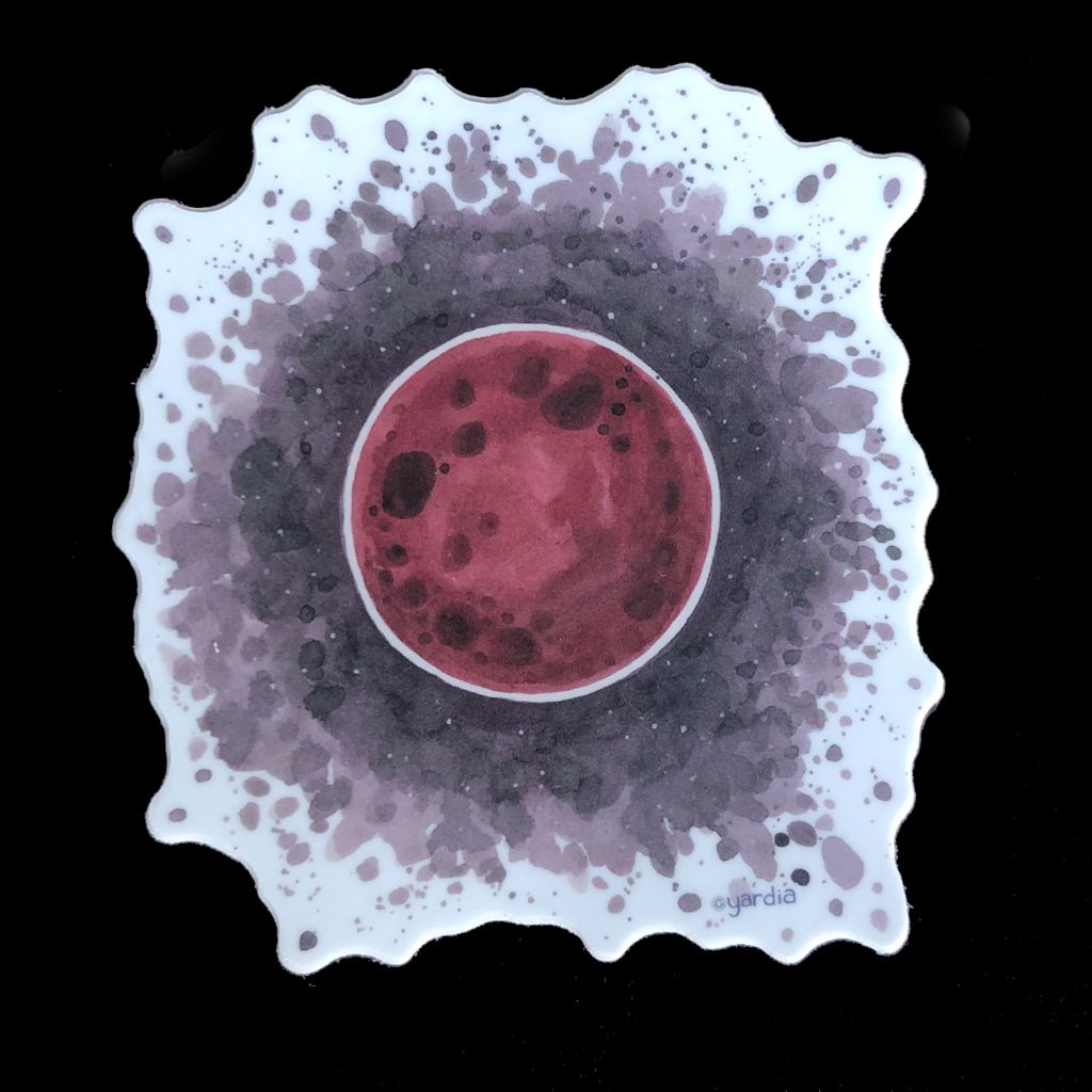 Lunar Eclipse Sticker