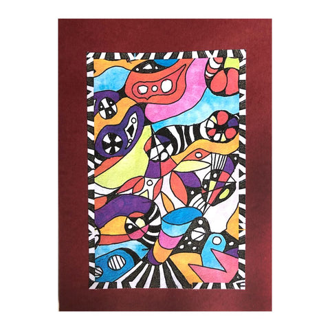 Abstraction 13 - Greeting Card