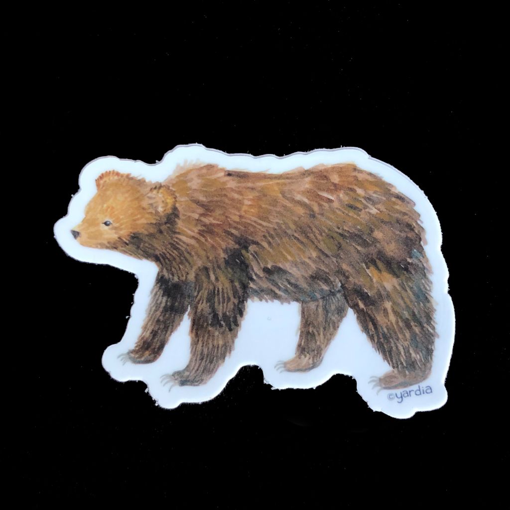 Grizzly Bear Sticker