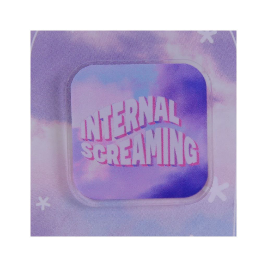 Internal Screaming Acrylic Pin