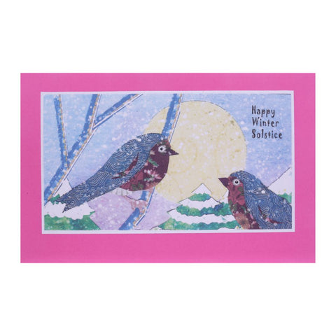 Two Little Birds - Winter Solstice Card