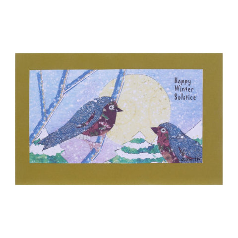 Two Little Birds - Winter Solstice Card