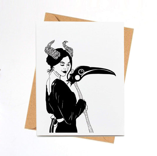 Madame Reaper Greeting Card