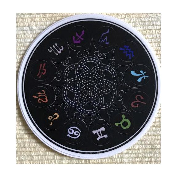 Dark Zodiac Sticker 4"