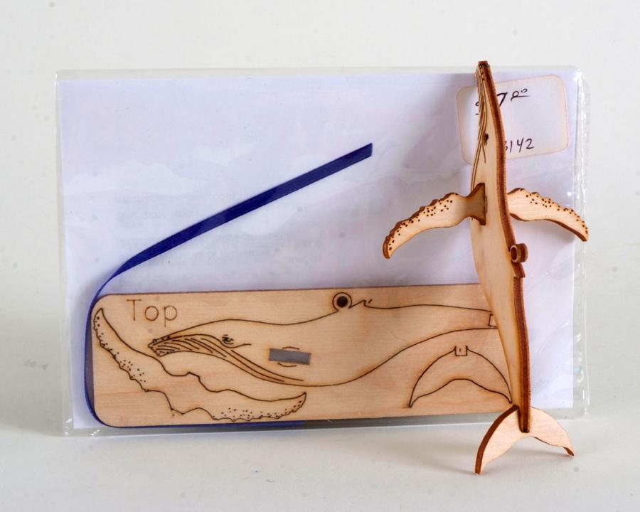 Wooden DIY Whale Ornament Kit