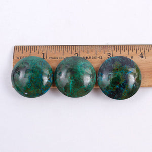 Green Chrysocolla Cabochon/Stones  for Jewelry Making