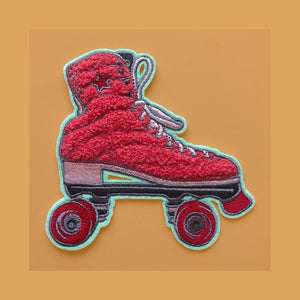 Coral Skate Chenille Patch