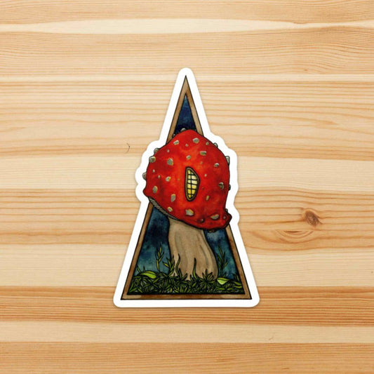 Home Sweet Mushroom Sticker