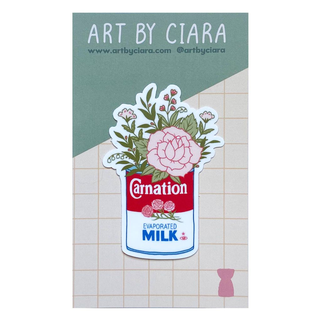 Carnation Milk Sticker