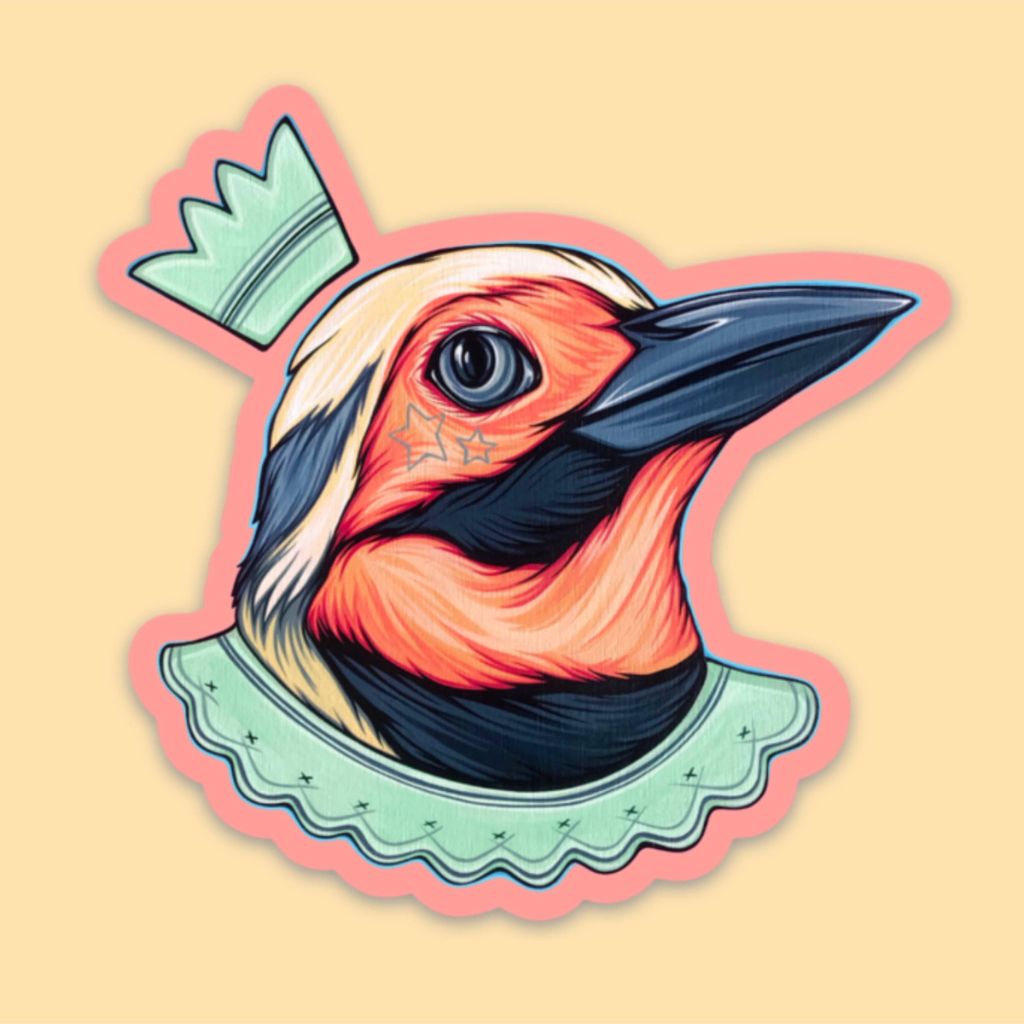 Purdy Bird Sticker