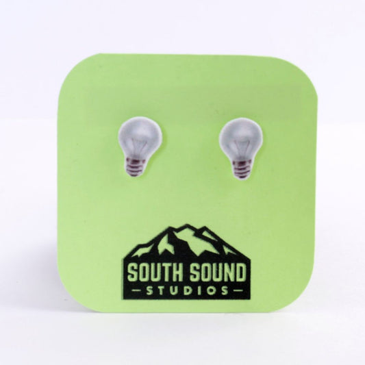 Lightbulb Stud Earrings