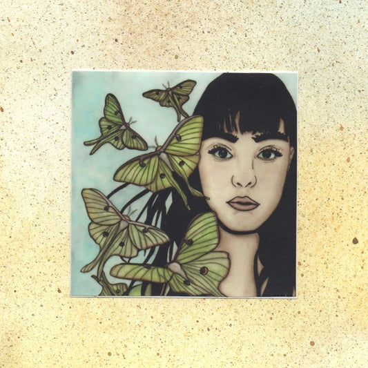 Luna Moth Sticker