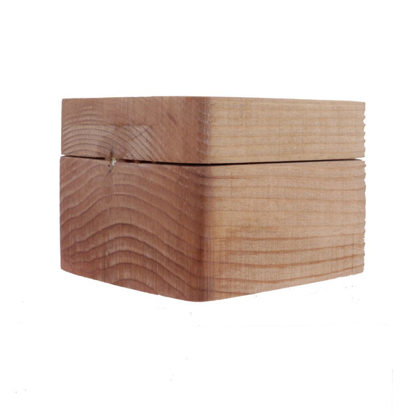 Simple Hinged Fir Box with Magnetic Closure