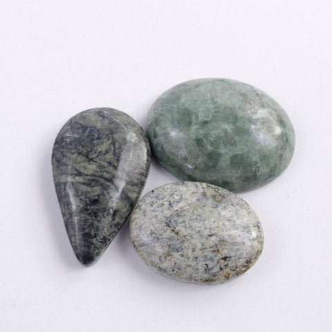 Green Grey Agate Cabochon/Stones for Jewelry Making