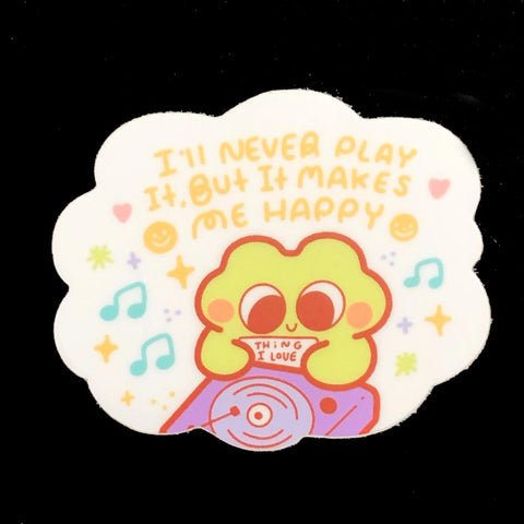 Collector Frog Vinyl Sticker