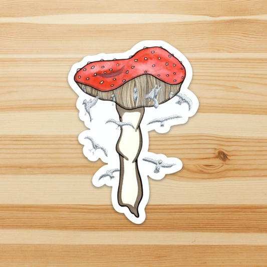 Mushroom Magic, 4" Sticker