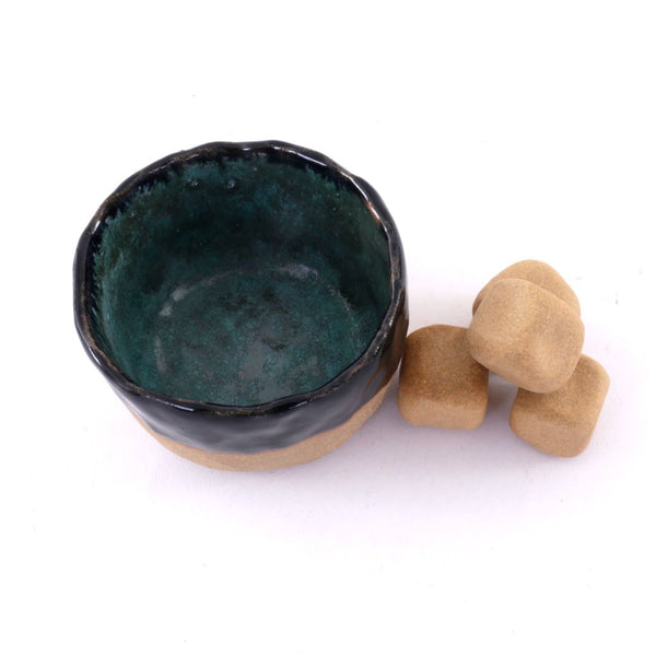 Small Stoneware Rocks Cup with Freezable Rocks