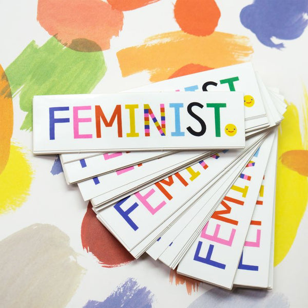 Colorful Feminist Sticker