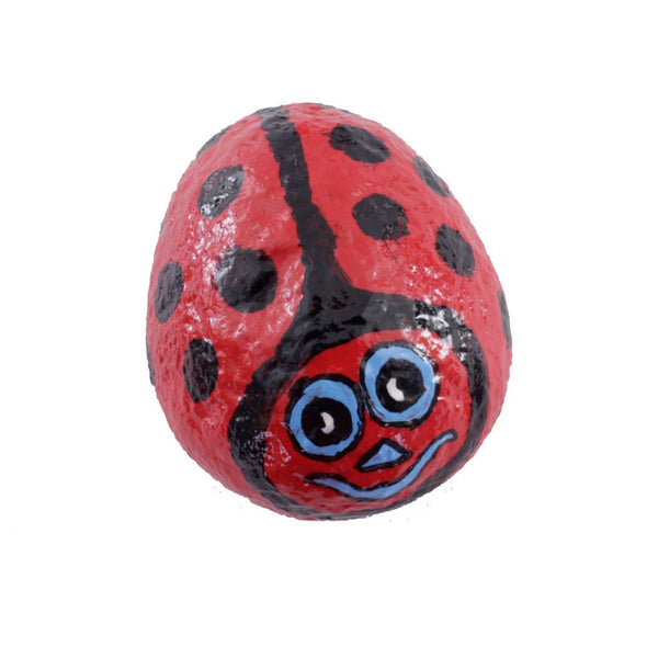 Hand Painted Ladybug Rock