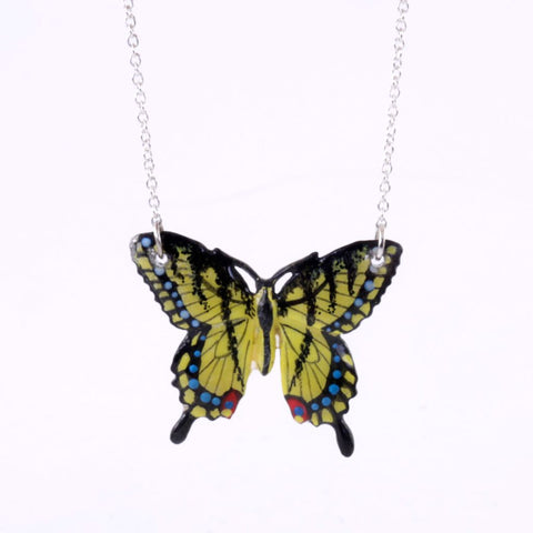 Upcycled Vintage Butterfly Necklace