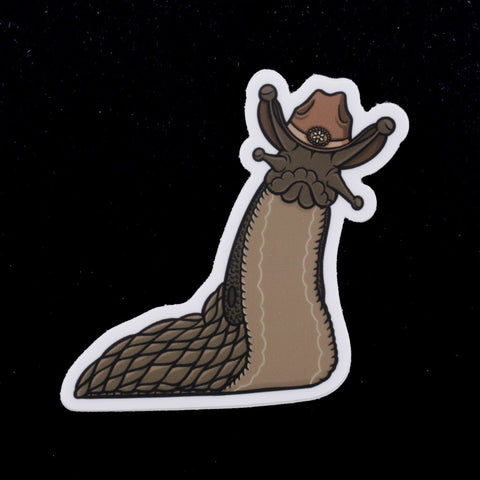 Cute Cowboy Slug Sticker