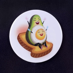 So Happy Together - Avocado Egg & Toast Magnet