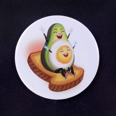 So Happy Together - Avocado Egg & Toast Magnet