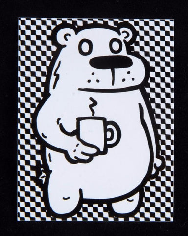Coffee Bear Sticker