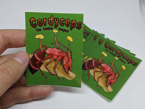 Cordyceps Zombie Fungus Sticker