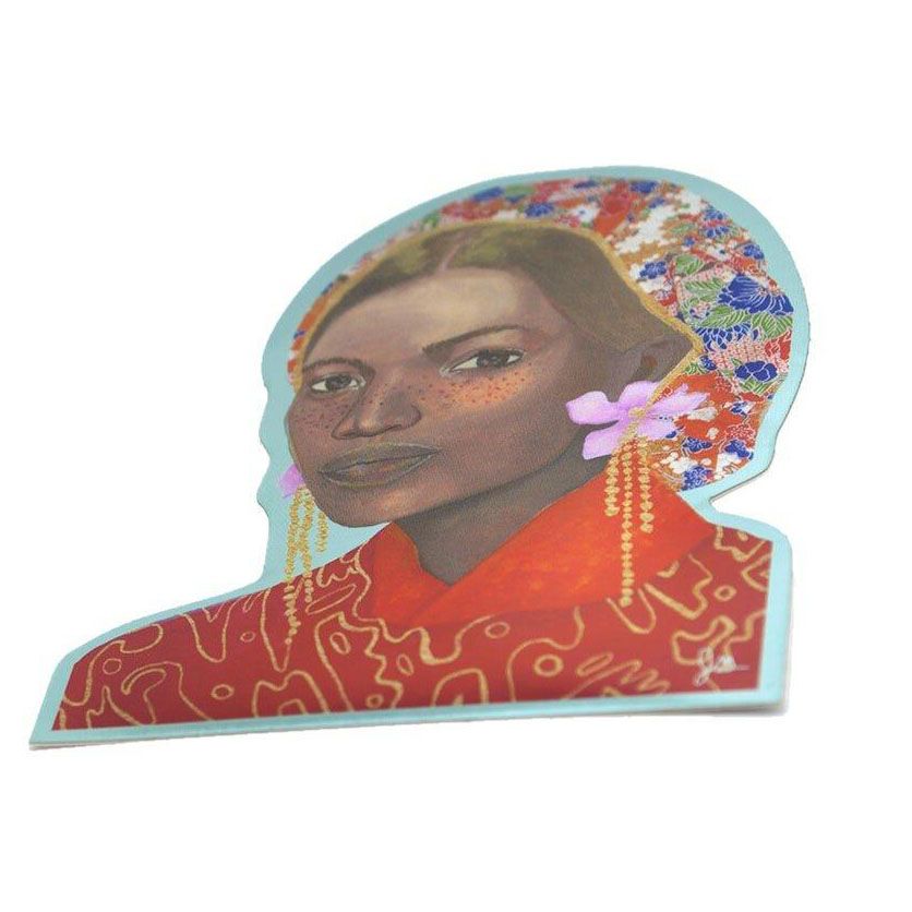 Portrait 9 Mirror Sticker