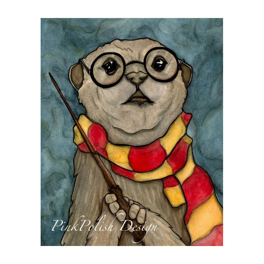 Harry Otter - 8" x 10" Art Print