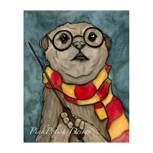 Harry Otter - 8" x 10" Art Print