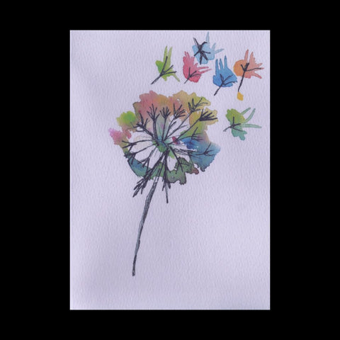 Watercolor Flower Card