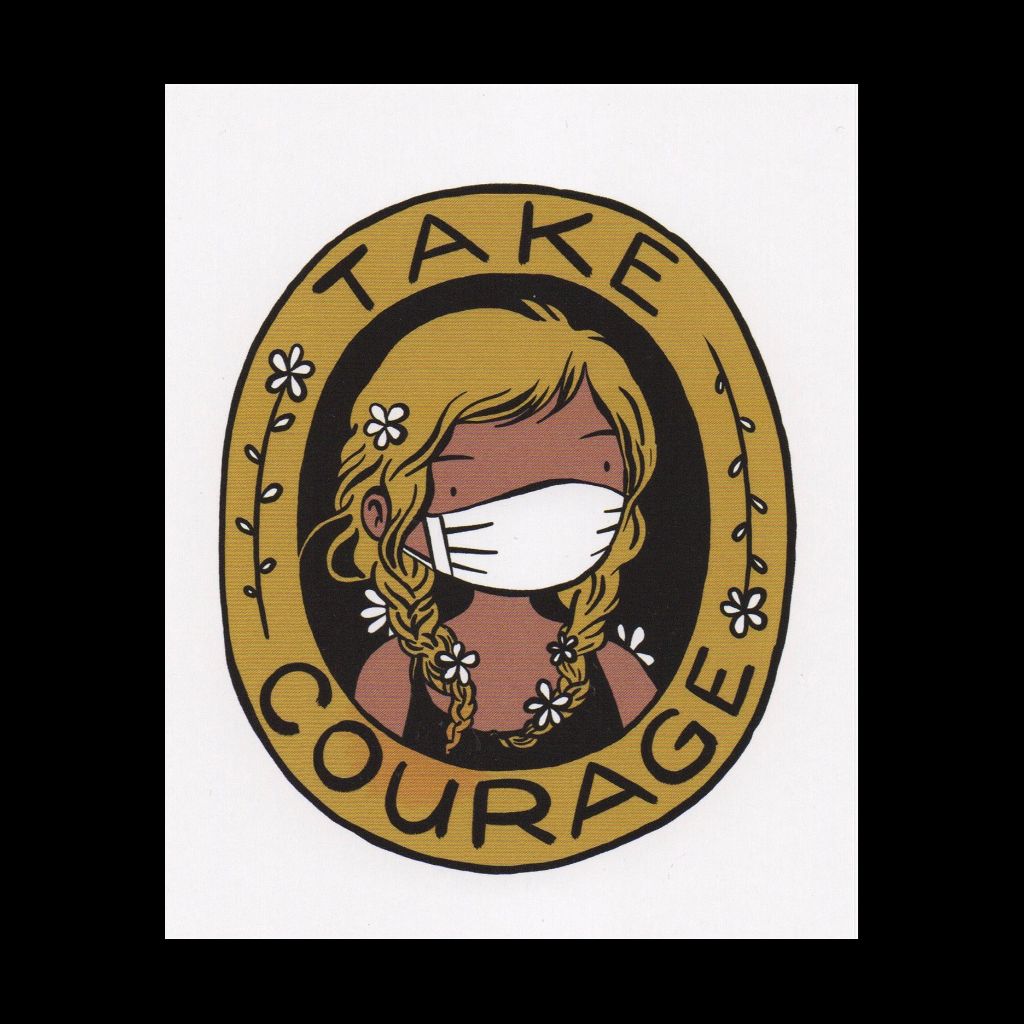 Take Courage Postcard