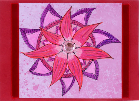 Thinking of You - Floral Affirmation Greeting Card