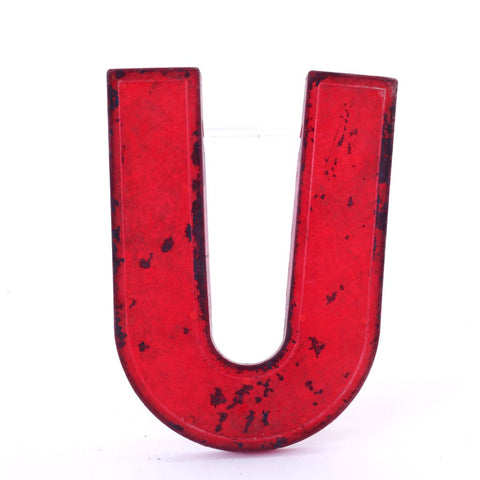 Large Vintage Theater Marquee Letter - U