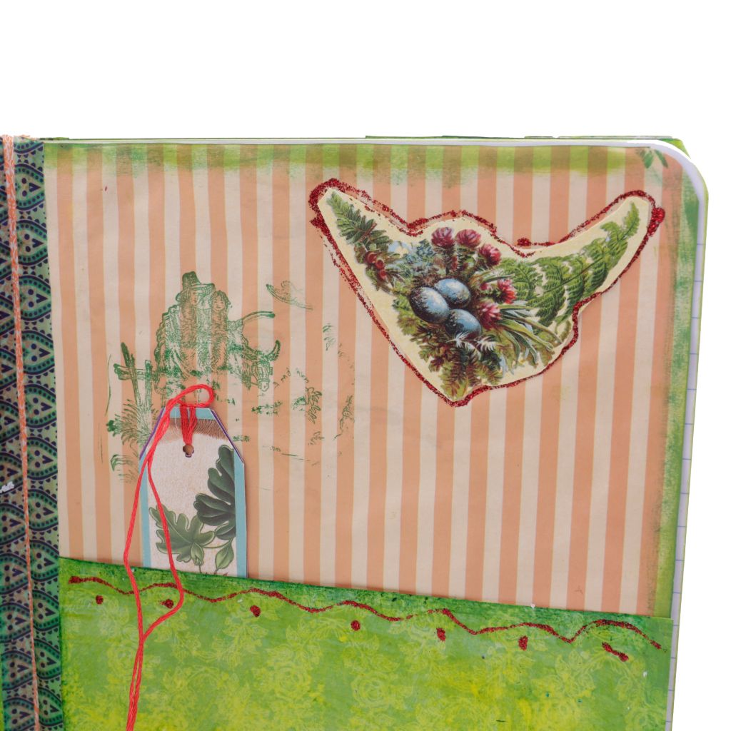 Spring Ablaze Mixed Media Writers Journal