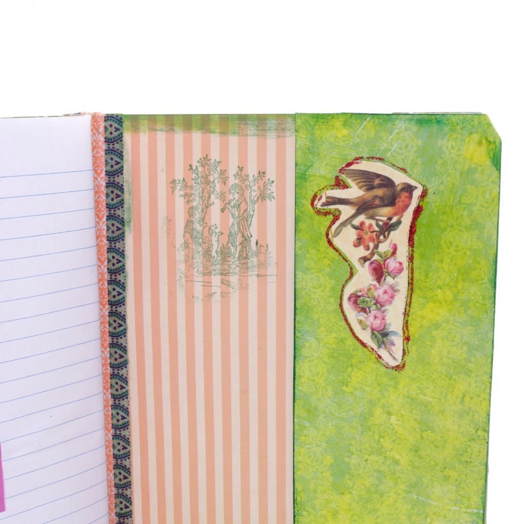 Spring Ablaze Mixed Media Writers Journal