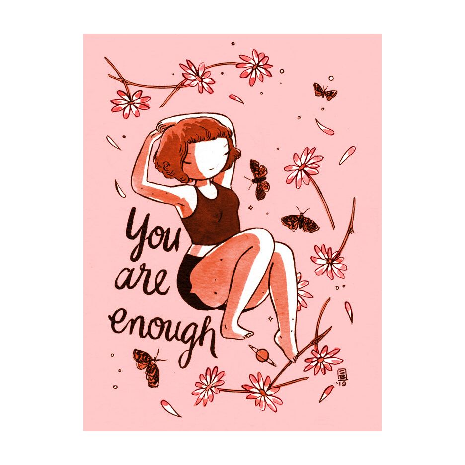 You are Enough Postcard