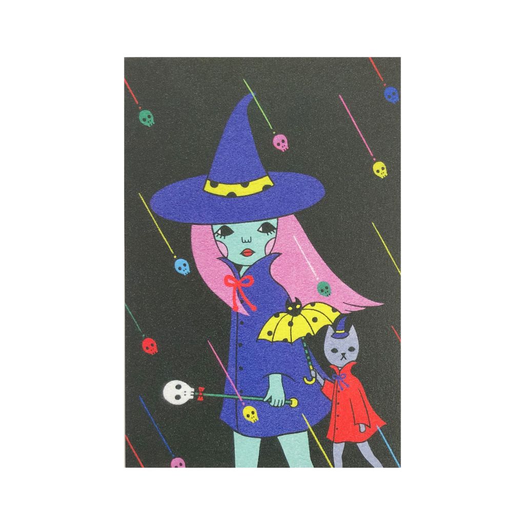 Skull Rain Postcard