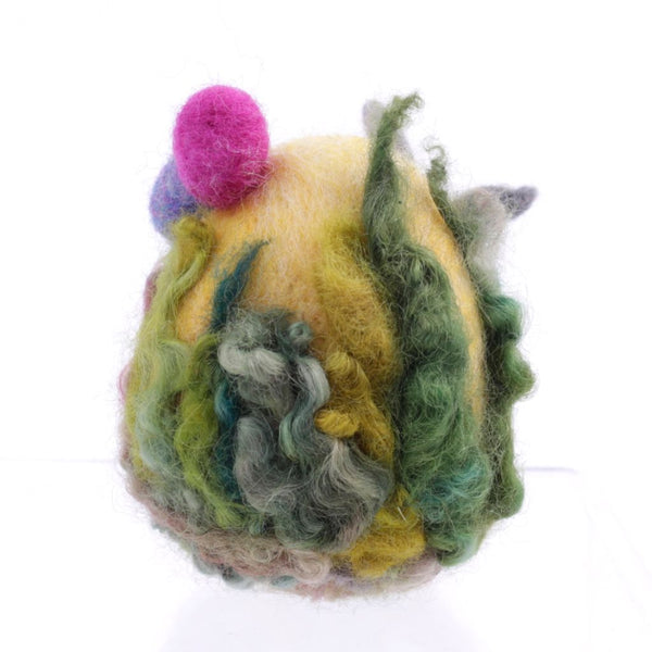 Bunny of Many Eggs Needle Felted Wool Woolly One