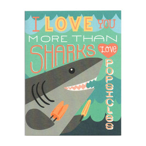 Shark Love - Greeting Card