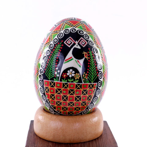 Pysanky Spirit Egg - Folk Art - with Horse