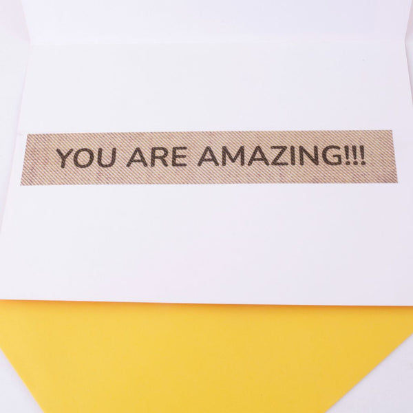 You Are Amazing - Floral Affirmation Card