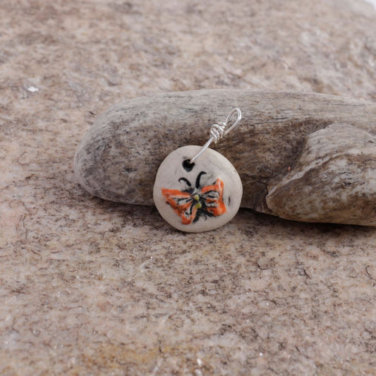 Butterfly Porcelain Charm