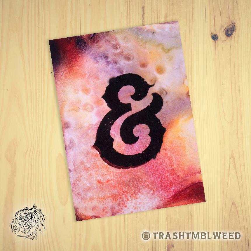 Ampersand Postcard