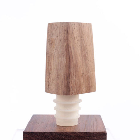 Handcrafted Wood Bottle Stopper w Clock Face