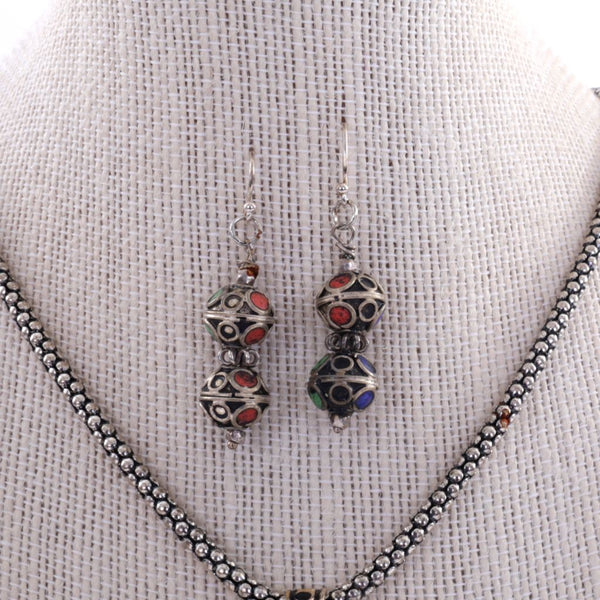 Boho Necklace and Earrings Set