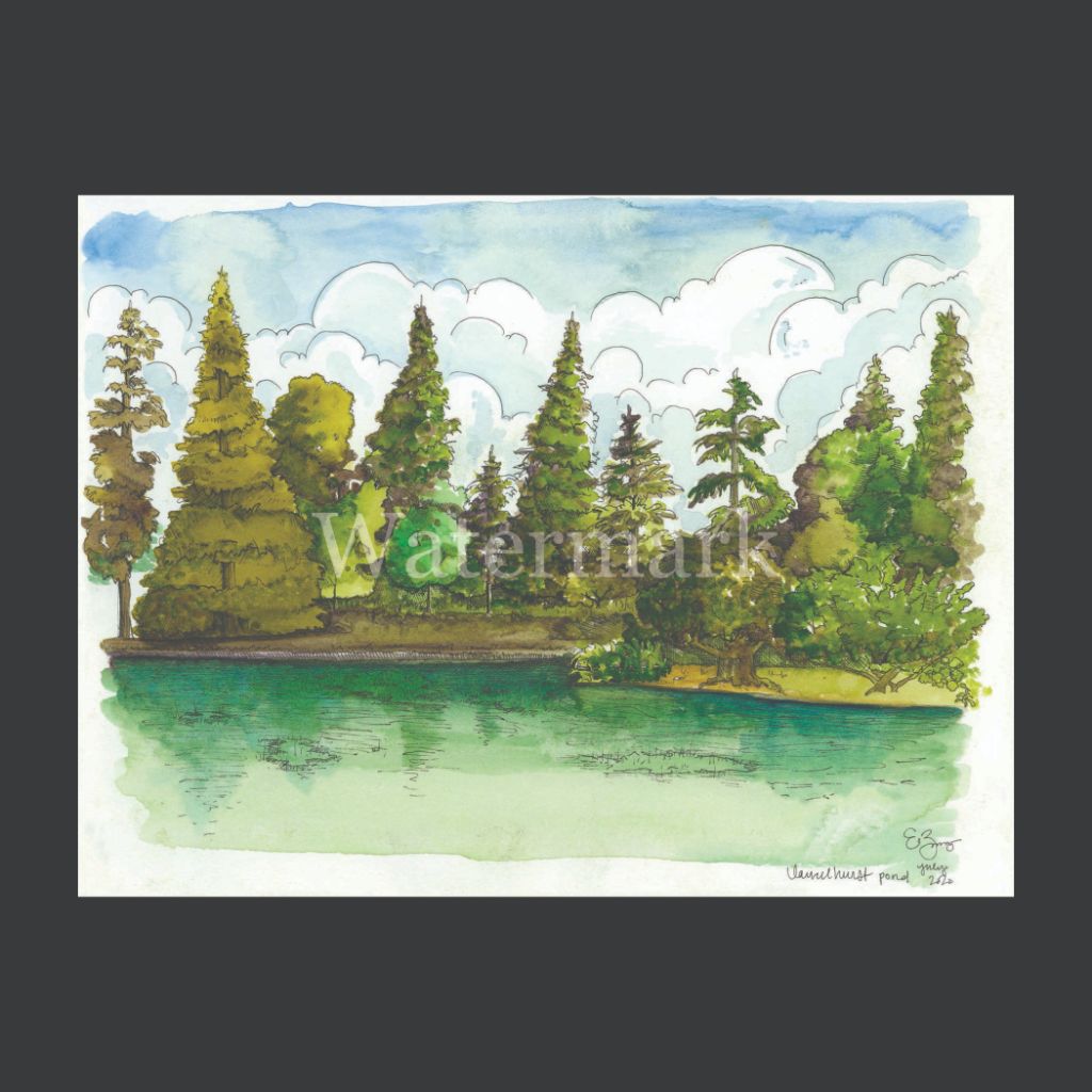 Laurelhurst Pond Art Print