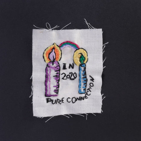 Pure Connection Manifestation Hand Stitched Patch